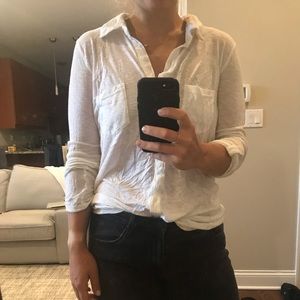 James Perse White lightweight shirt